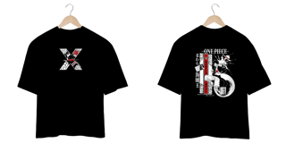 Oversize One Piece frente e verso - Monkey D Luffy dark color