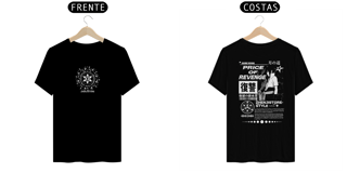 Camiseta Naruto frente e verso - Sasuke Uchiha dark colors