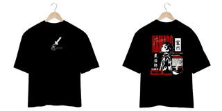 Nome do produto Oversize frente e verso Tanjiro Slayer dark color