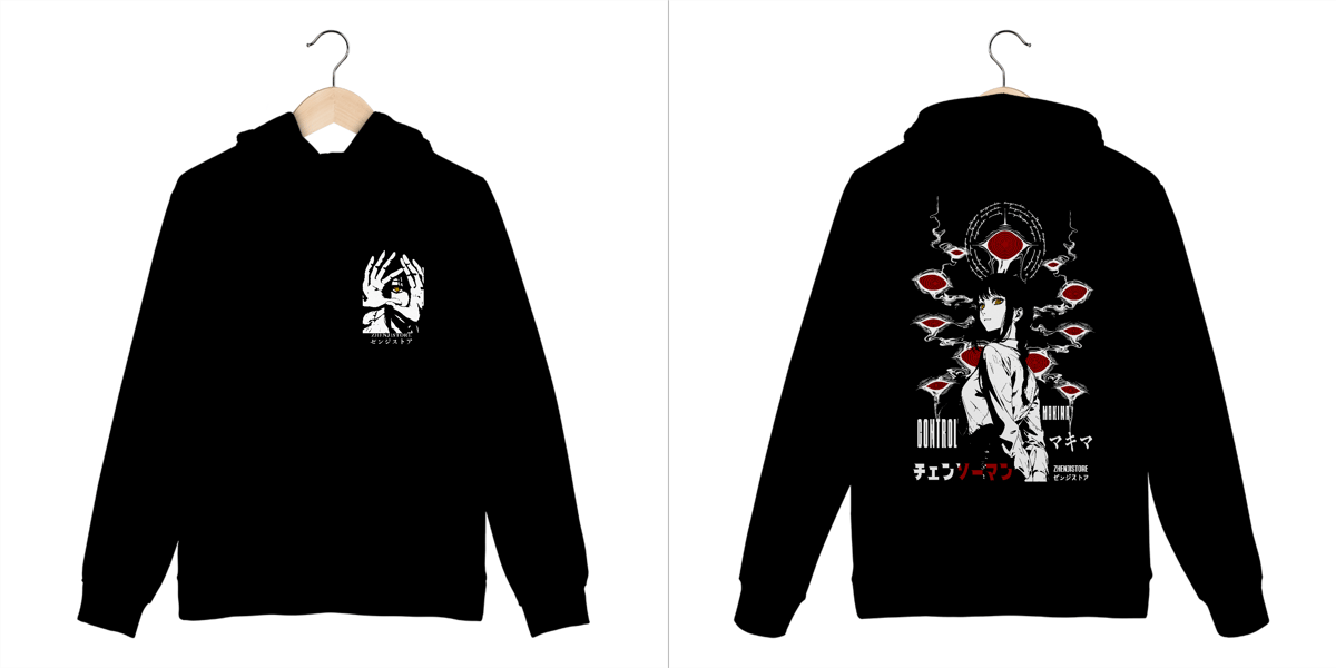 Moletom Makima dark colors Nome do produto: Moletom Makima dark colors