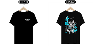 Nome do produto Camiseta frente e verso Zenitsu Thunder - dark colors