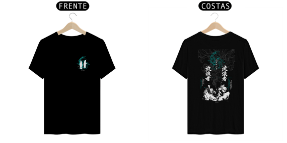 Camiseta frente e verso Caminho do Errante - dark colors