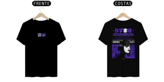 Nome do produto Camiseta frente e verso Uzumaki Spiral of Madness - dark colors