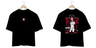 Nome do produto Oversize frente e verso Japan's pride Sae - dark color