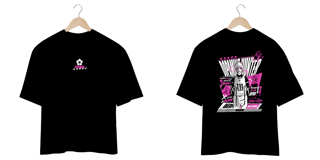 Nome do produto Oversize frente e verso Hunter Shido - dark color