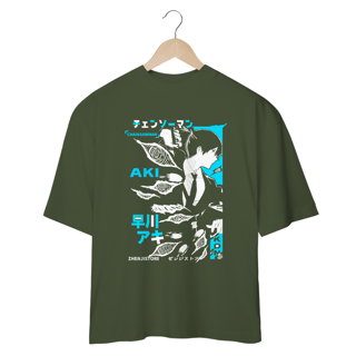 Nome do produto Oversize Chainsawman - Aki dark colors