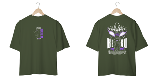 Nome do produto Oversize Solo Leveling frente e verso - Beru dark colors