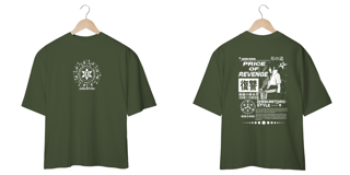 Nome do produto Oversize Naruto frente e verso - Sasuke Uchiha Dark Colors