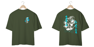 Nome do produto Oversize frente e verso Tokito Névoa - dark colors