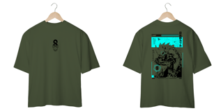 Nome do produto Oversize frente e verso Kaiju Form 