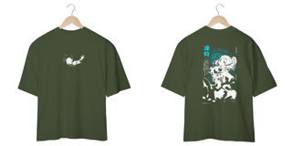 Nome do produto Oversize frente e verso Grande Maga Frieren - dark colors