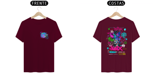Nome do produto Camiseta LOL estampa dupla - Jinx dark colors