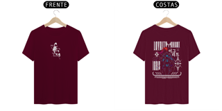 Nome do produto Camiseta Solo Leveling frente e verso - Igris dark colors