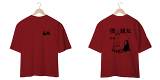 Nome do produto Oversize frente e verso Best friend Totoro