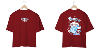 Nome do produto Oversize frente e verso Sweet pixel dream - dark colors