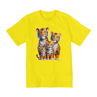 Nome do produtoCamiseta Infantil Quality Familia Tigrinhos