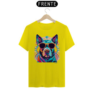 Nome do produtoCamiseta Quality  Polígonos - Cachorro