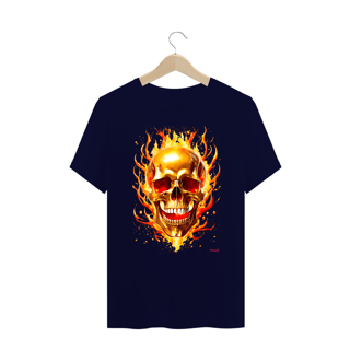 Nome do produtoCamiseta Plus Size Caveira Fantasma