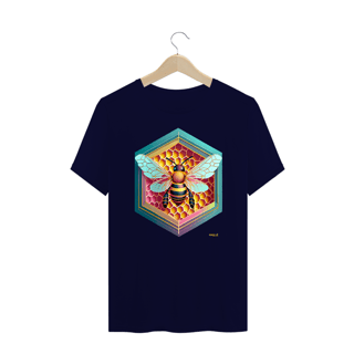 Nome do produtoCamiseta Abelha Plus Size Polígonos