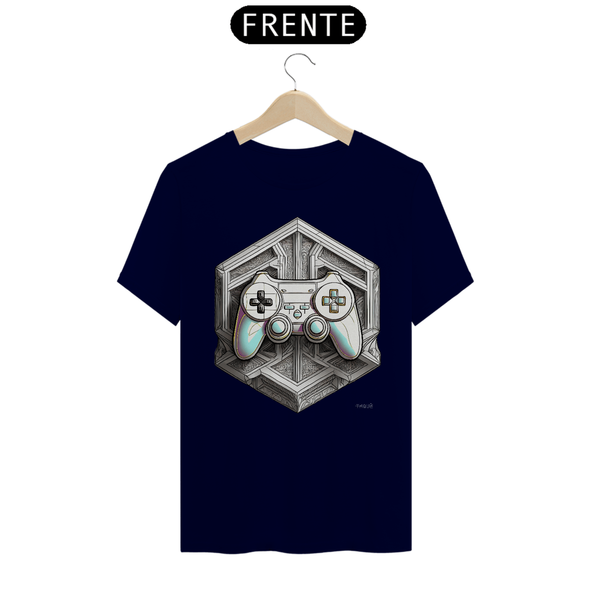 Nome do produto: Camiseta Gamer Polígonos