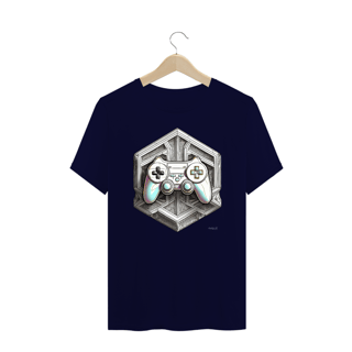 Nome do produtoCamiseta Gamer Plus Size Polígonos