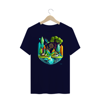 Nome do produtoCamiseta Plus Size Polígonos - Ecossistema