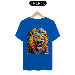 Nome do produtoCamiseta Leão Polígonos