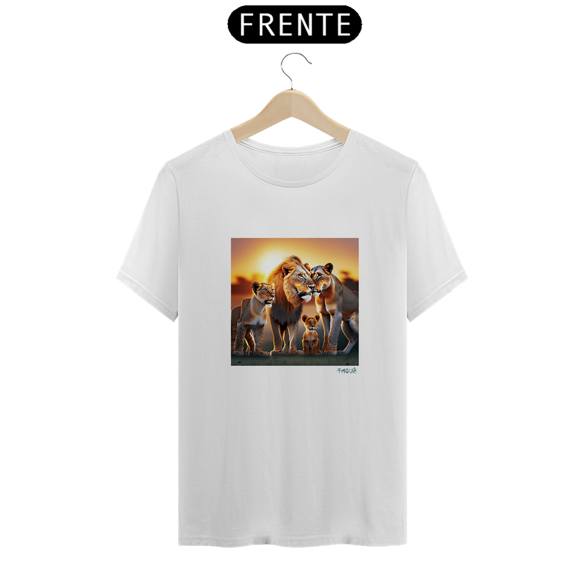 Nome do produto: Camiseta Quality Família Leão