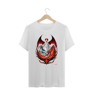 Nome do produtoCamiseta Anjo e Dragões Plus Size