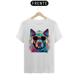 Nome do produtoCamiseta Quality  Polígonos - Cachorro