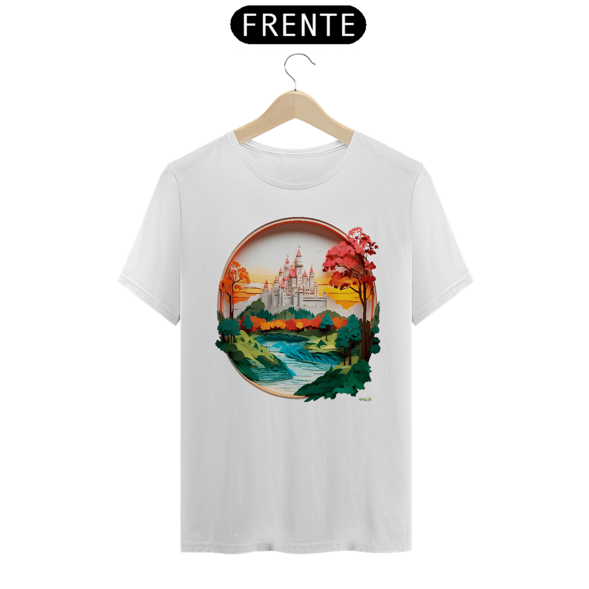 Nome do produto: Camiseta Quality Castelo de Papel