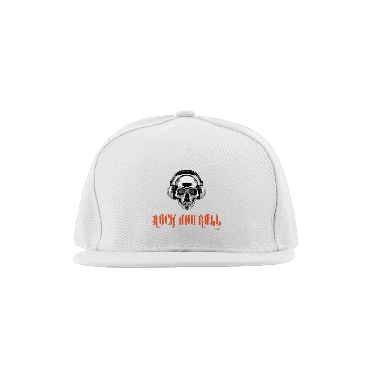Nome do produto: Boné Rock and Roll Caveira Headphone