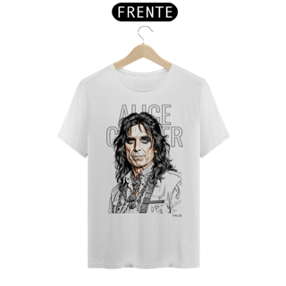 Nome do produtoCamiseta Taquê Lendas - Alice Cooper