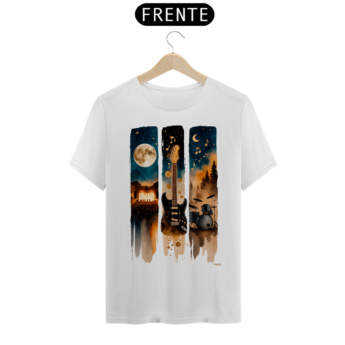 Nome do produto: Camiseta Taquê Rock Art