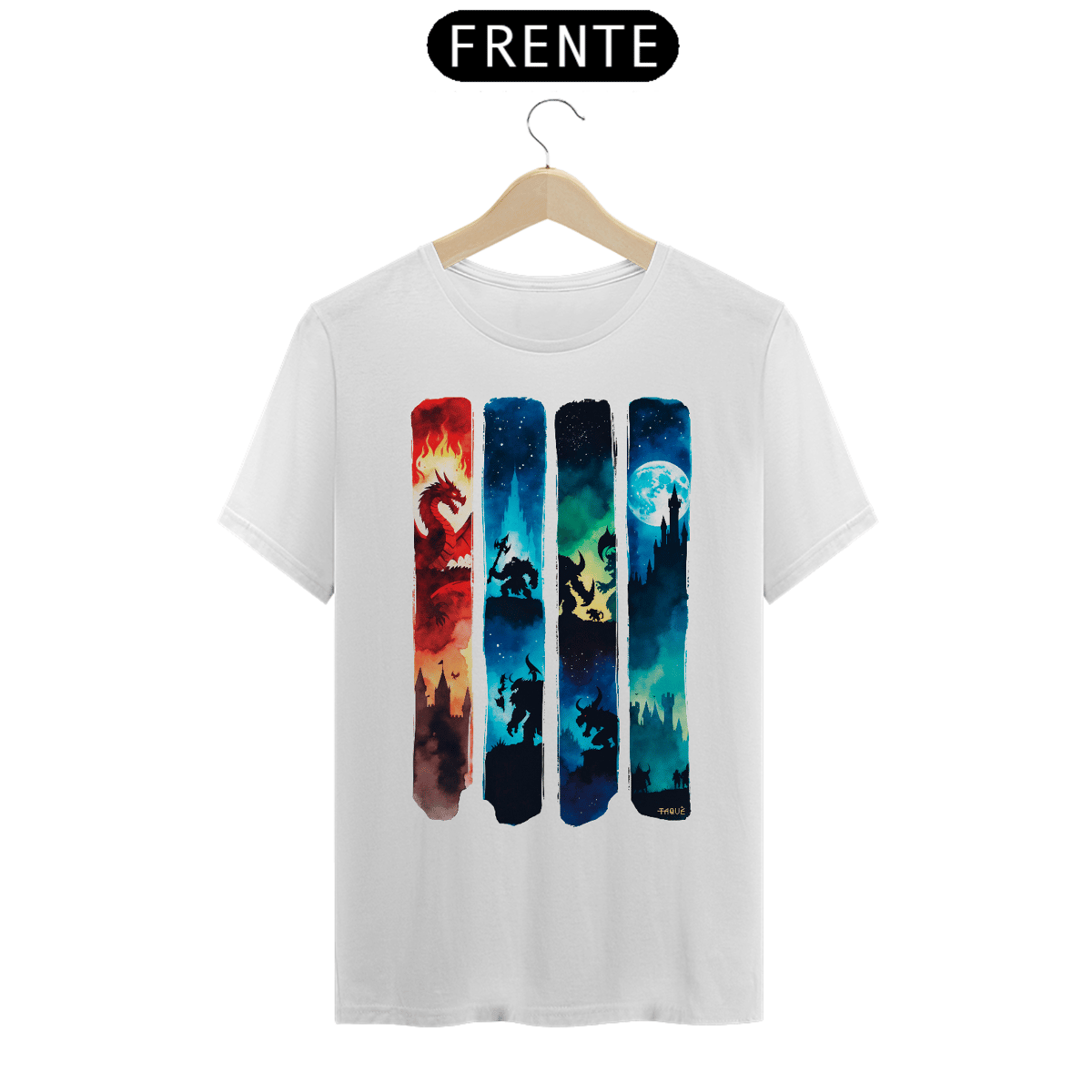 Nome do produto: Camiseta Taquê Medieval Art