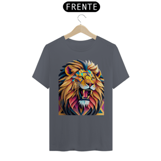 Nome do produtoCamiseta Leão Polígonos