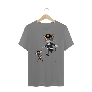 Nome do produtoCamiseta Plus Size Gato e Rato