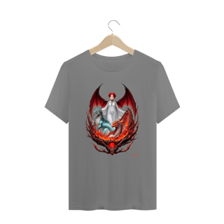 Nome do produtoCamiseta Anjo e Dragões Plus Size