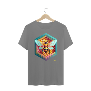 Nome do produtoCamiseta Abelha Plus Size Polígonos