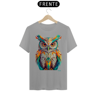 Nome do produtoCamiseta Coruja 2 Polígonos