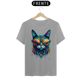 Nome do produtoCamiseta Gato 1 Polígonos