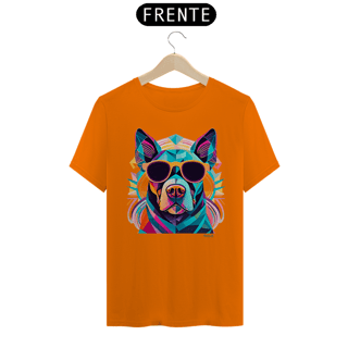 Nome do produtoCamiseta Quality  Polígonos - Cachorro