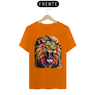 Nome do produtoCamiseta Leão Polígonos