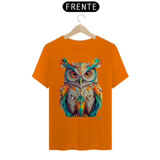 Nome do produtoCamiseta Coruja 2 Polígonos