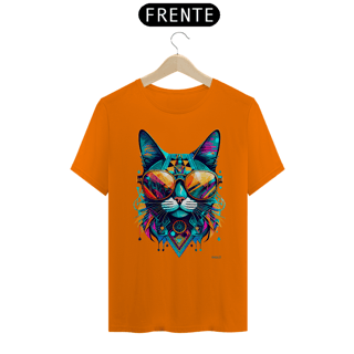 Nome do produtoCamiseta Gato 1 Polígonos