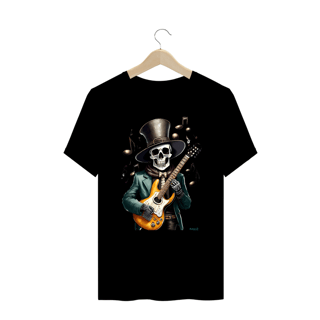 Nome do produtoCamiseta Plus Size Caveira Roqueira