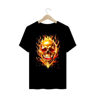 Nome do produtoCamiseta Plus Size Caveira Fantasma