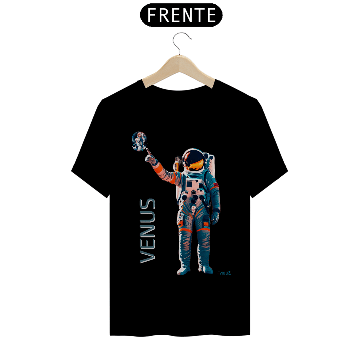 Nome do produto: Camiseta Quality Astronauta Venus