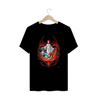 Nome do produtoCamiseta Anjo e Dragões Plus Size