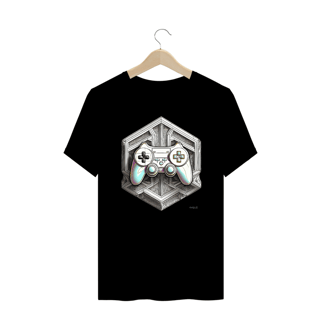 Nome do produtoCamiseta Gamer Plus Size Polígonos